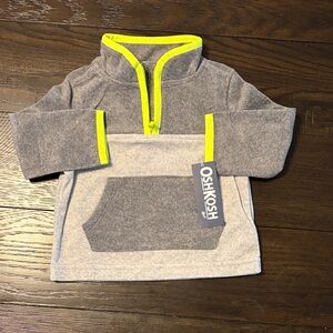 OshKosh B'gosh Kids Gray fleece pullover